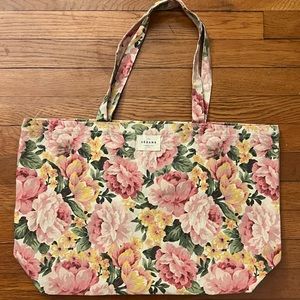 Sezane Floral Canvas Bag